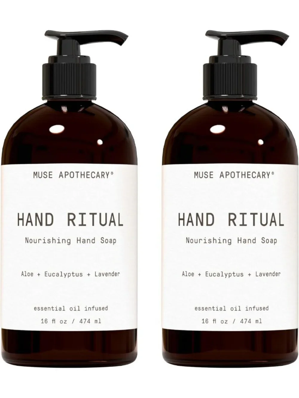 Aromatic Nourishing Hand Soap - Aloe, Eucalyptus & Lavender - 16 oz, 2 Pack